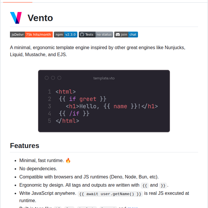 Ventojs Vento screenshot