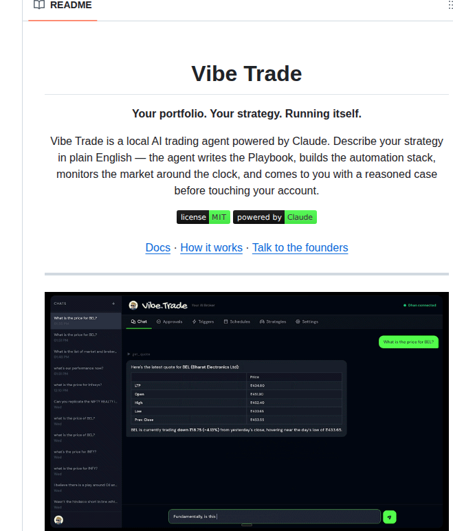 Vibetrade Ai Vibe Trade screenshot