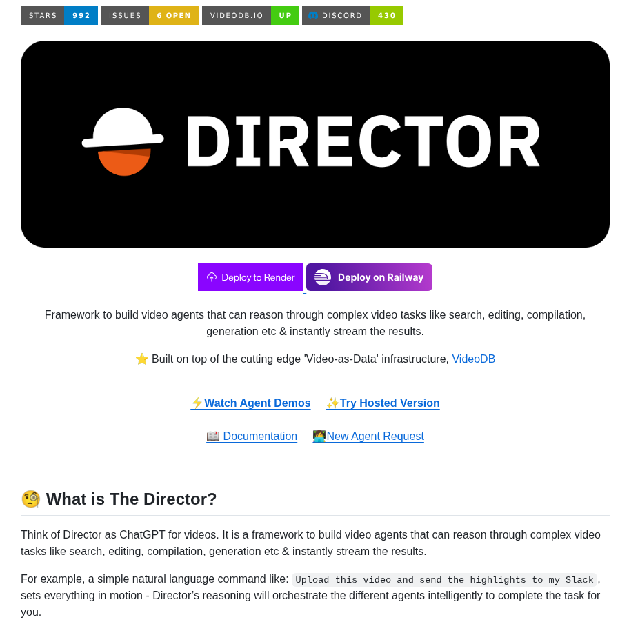 Video Db Director screenshot