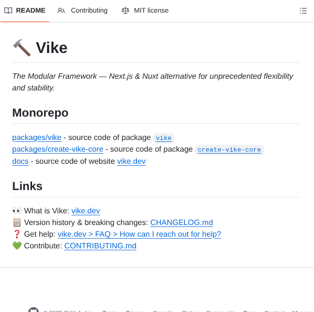 Vikejs Vike screenshot