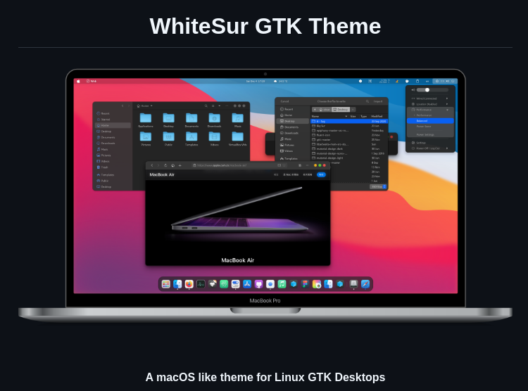 Vinceliuice Whitesur Gtk Theme screenshot