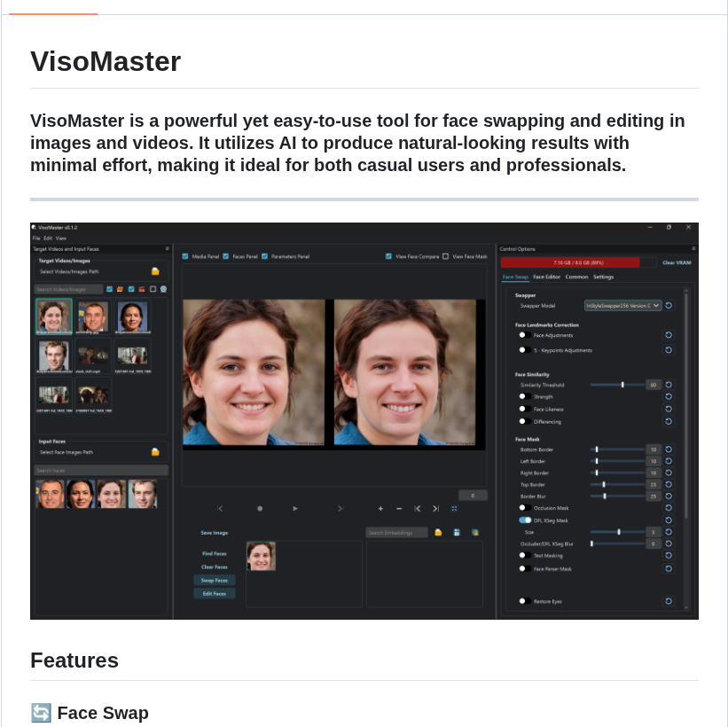 Visomaster Visomaster screenshot