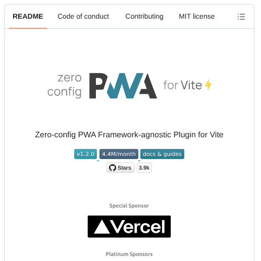 Vite Pwa Vite Plugin Pwa screenshot