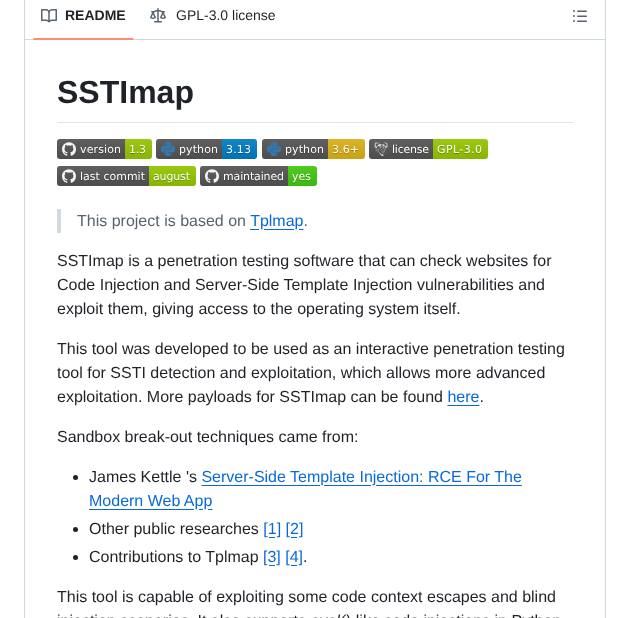 Vladko312 Sstimap screenshot