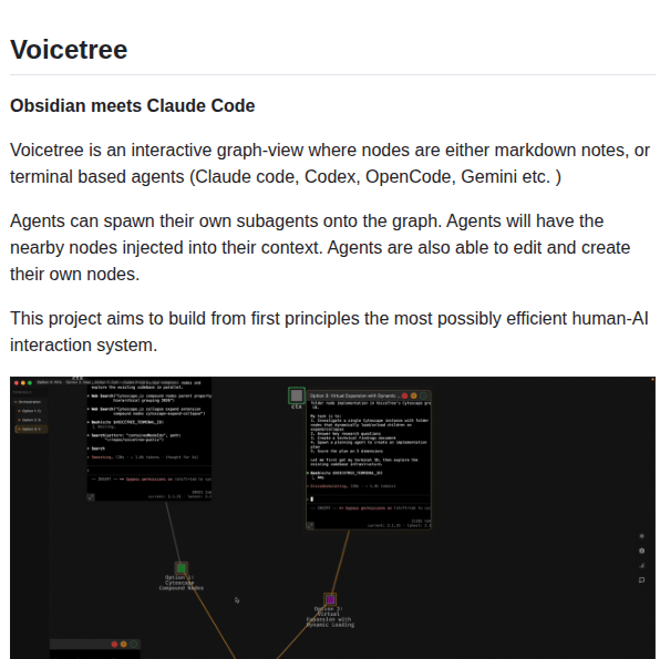 Voicetreelab Voicetree screenshot