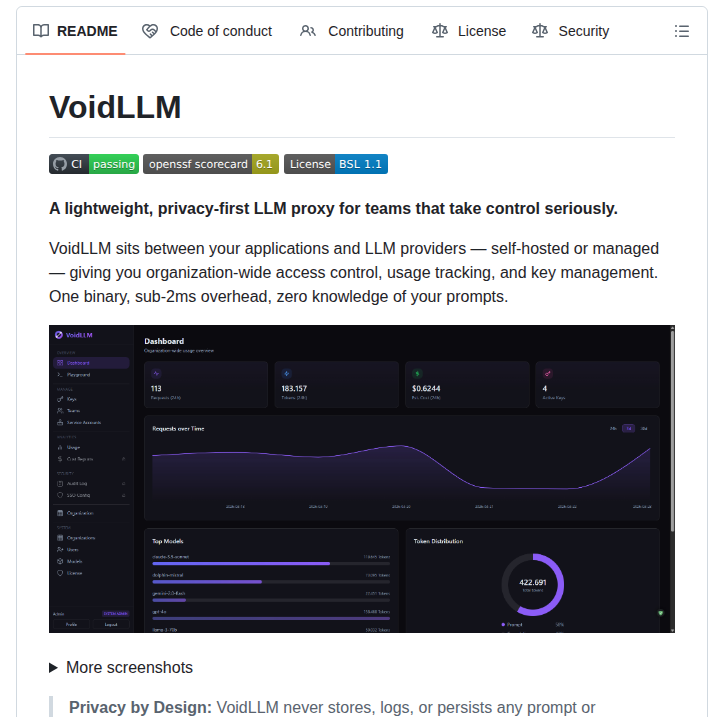 Voidmind Io Voidllm screenshot