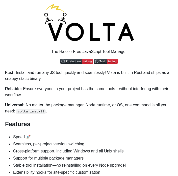 Volta Cli Volta screenshot