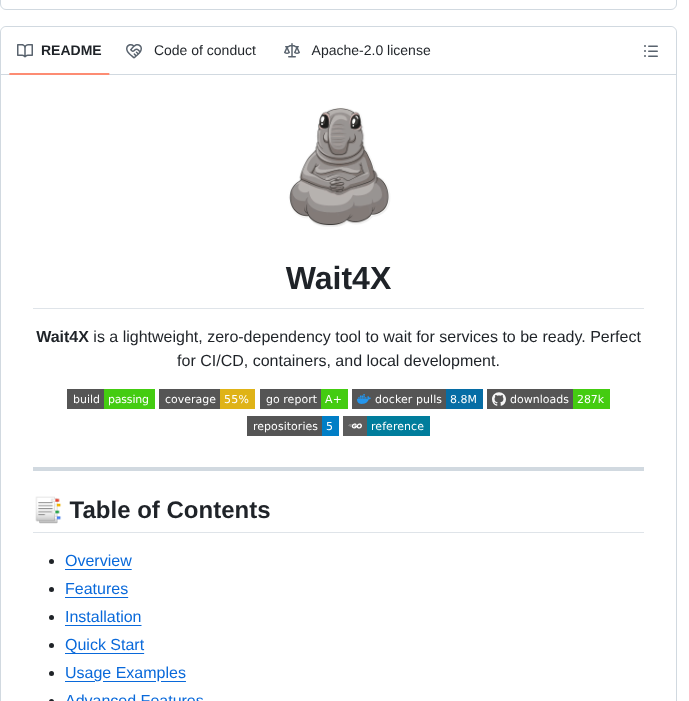 Wait4x Wait4x screenshot