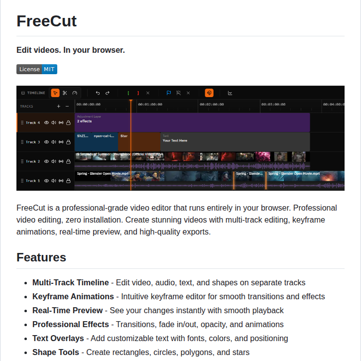 Walterlow Freecut screenshot