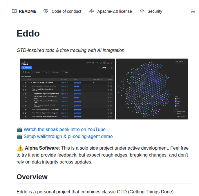 Walterra Eddoapp screenshot