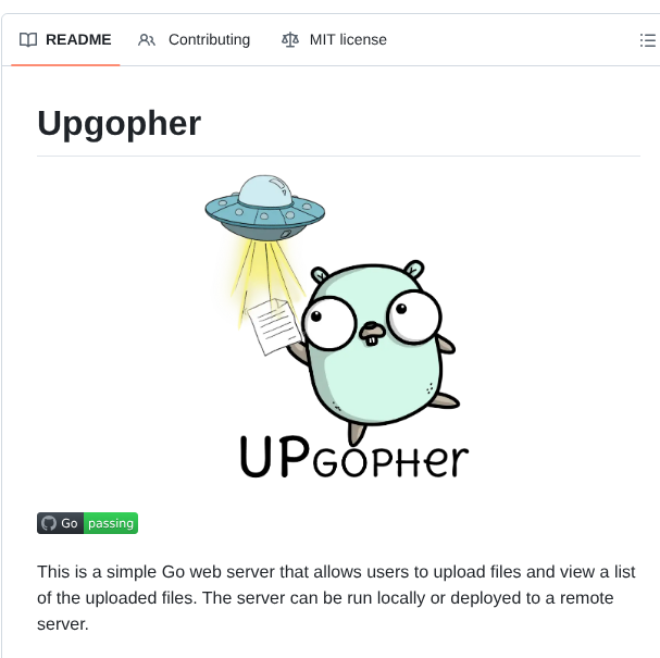 Wanetty Upgopher screenshot
