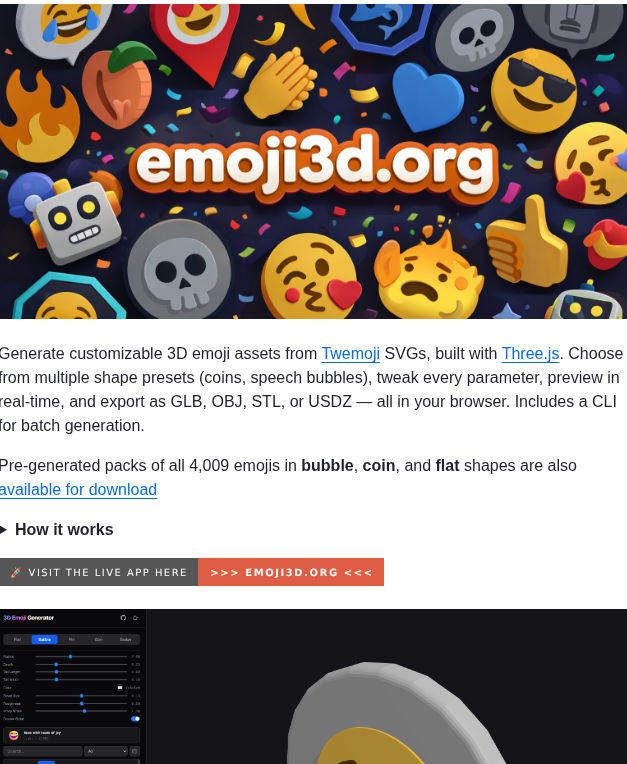 Wangyz1999 3d Emoji Assets Generator screenshot