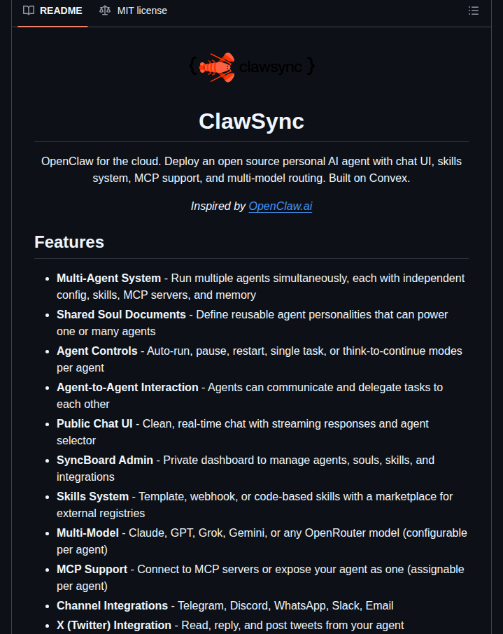 Waynesutton Clawsync screenshot