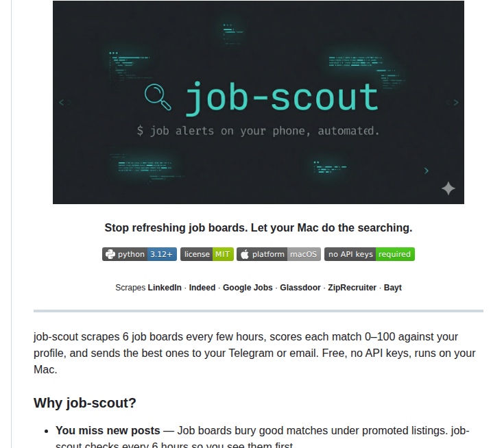 Weberwcwei Job Scout screenshot