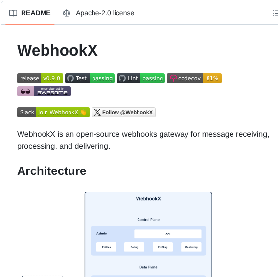 Webhookx Io Webhookx screenshot