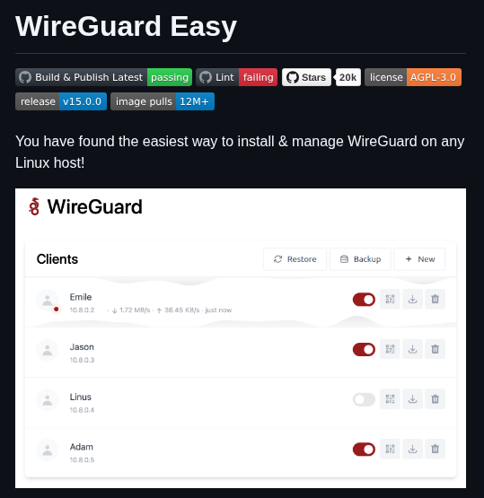 Wg Easy Wg Easy screenshot