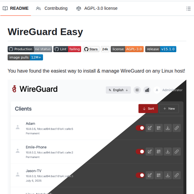 Wg Easy Wg Easy screenshot