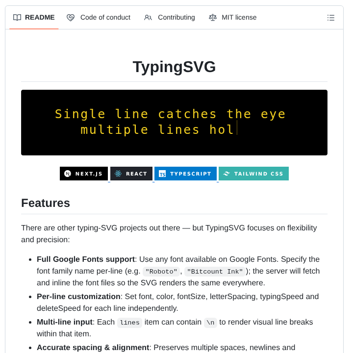 Whiteshadow1234 Typingsvg screenshot