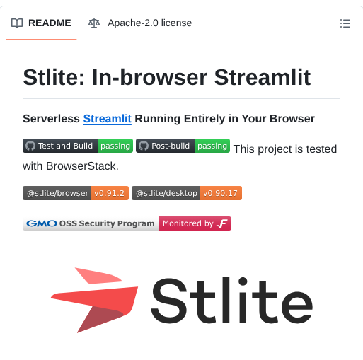 Whitphx Stlite screenshot