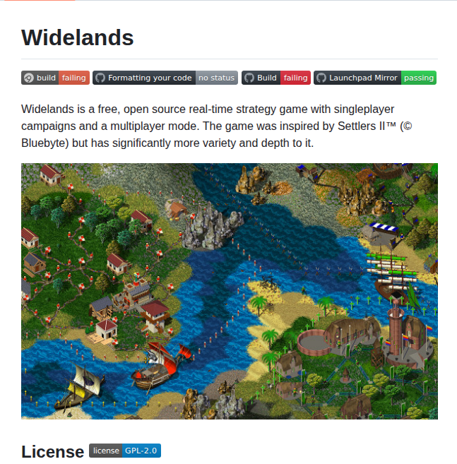 Widelands Widelands screenshot