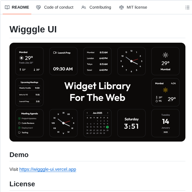 Wigggle Ui Ui screenshot