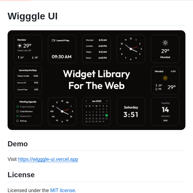 Wigggle Ui Ui screenshot