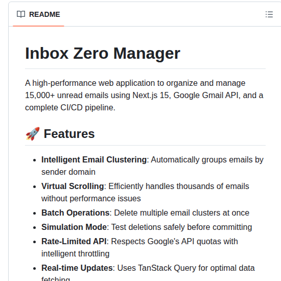 Wilkerhop Inbox Zero Manager screenshot