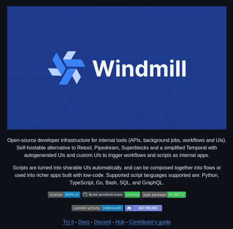 Windmill Labs Windmill screenshot