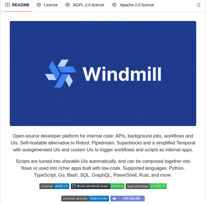 Windmill Labs Windmill screenshot