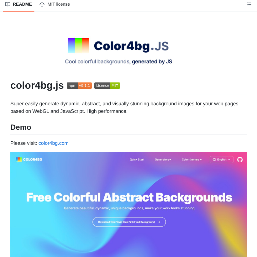 Winterx Color4bg.js screenshot