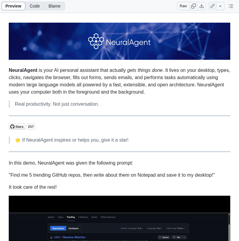 Withneural Neuralagent screenshot