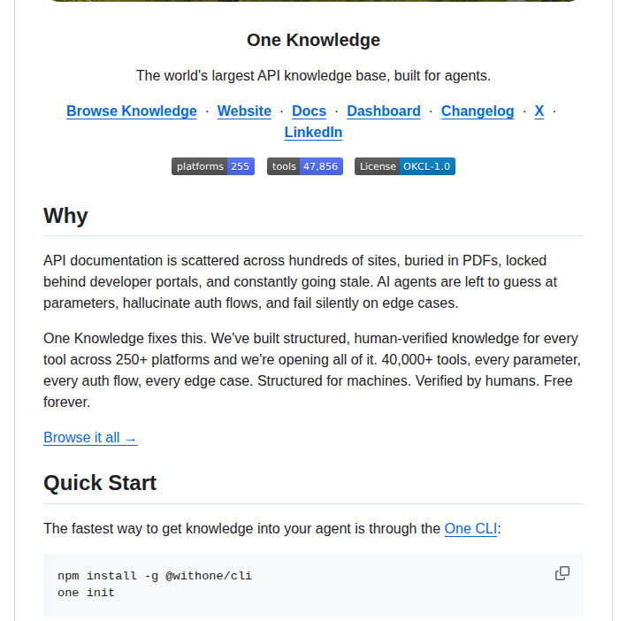 Withoneai Knowledge screenshot