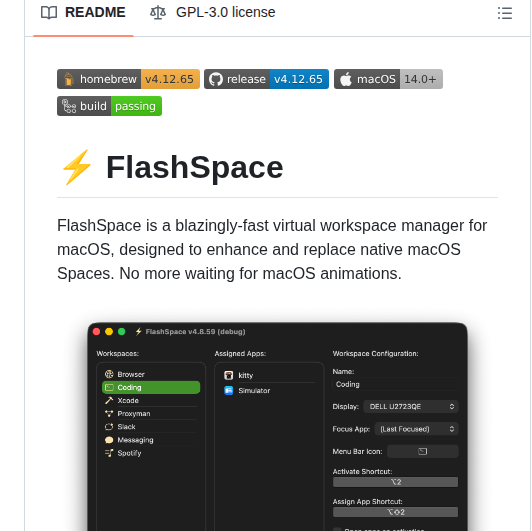 Wojciech Kulik Flashspace screenshot