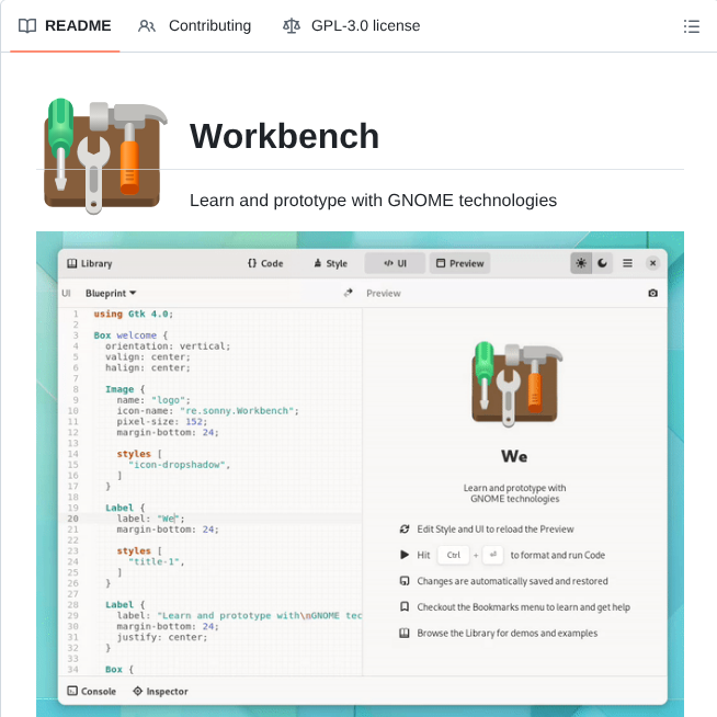 Workbenchdev Workbench screenshot