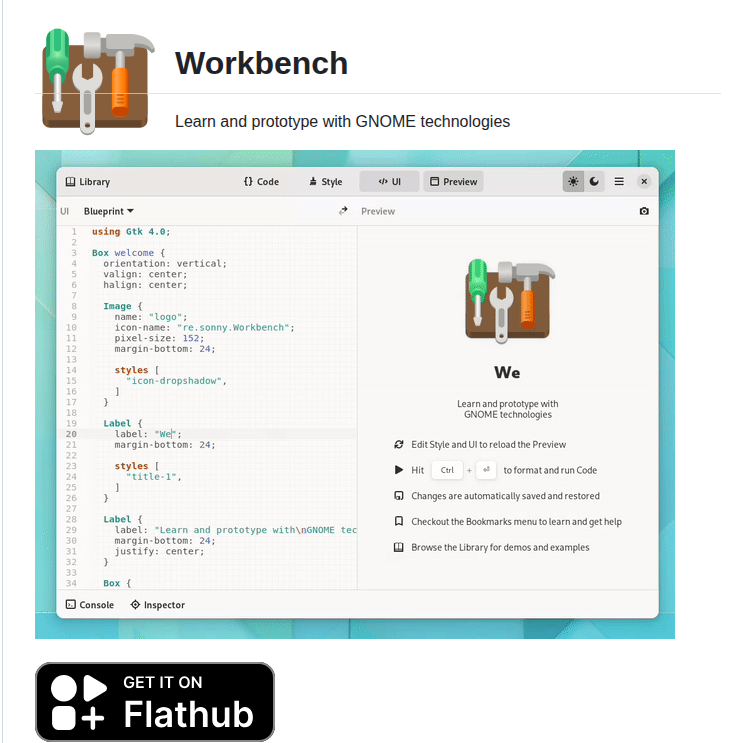 Workbenchdev Workbench screenshot