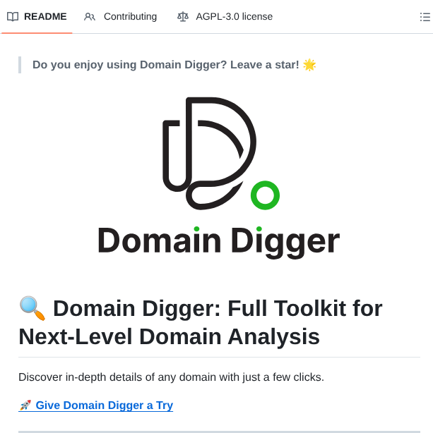 Wotschofsky Domain Digger screenshot