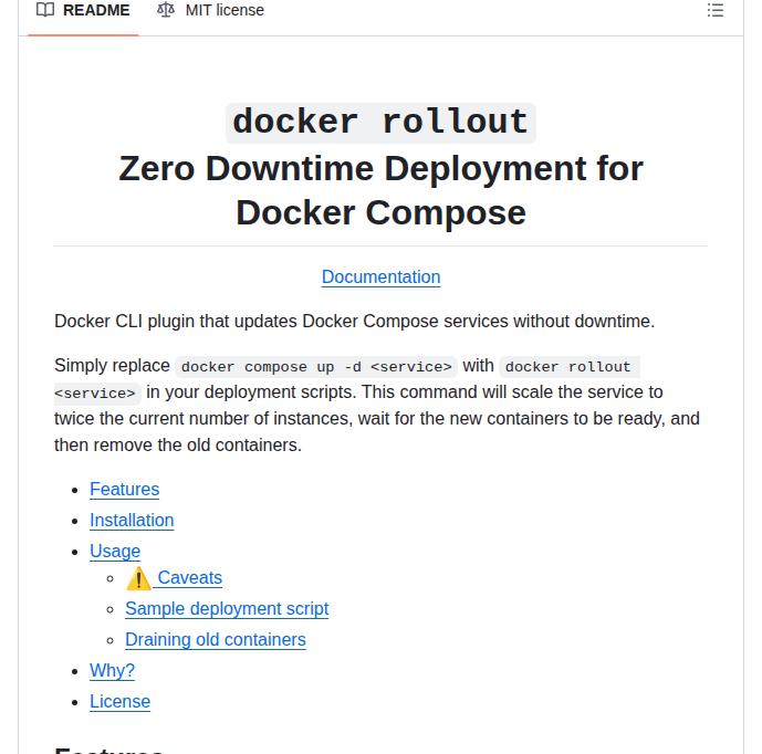 Wowu Docker Rollout screenshot