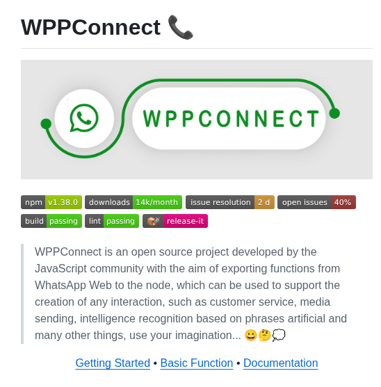 Wppconnect Team Wppconnect screenshot