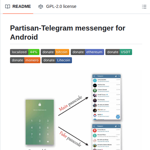 Wrwrabbit Partisan Telegram Android screenshot