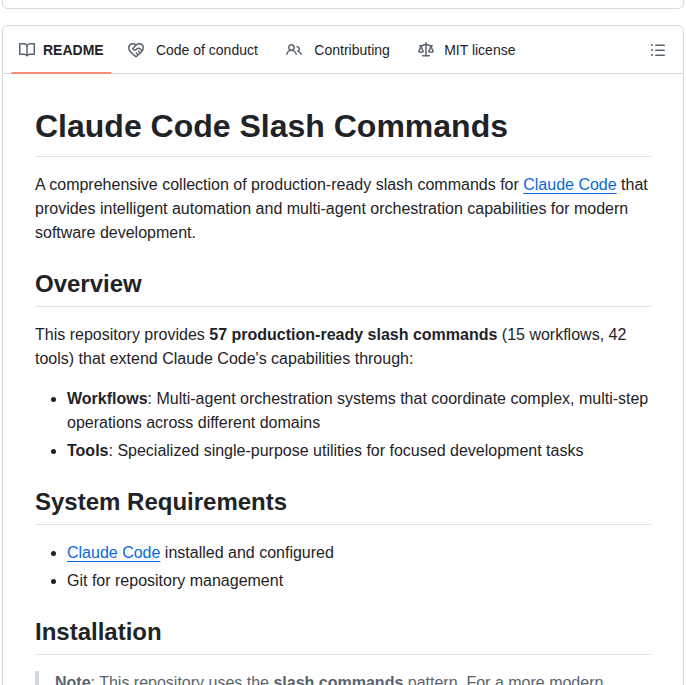 Wshobson Commands screenshot