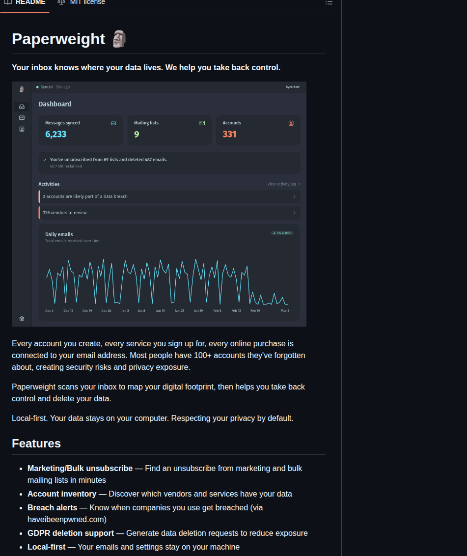 Wslyvh Paperweight screenshot