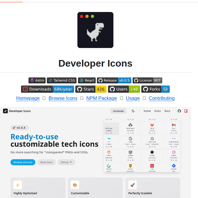 Xandemon Developer Icons screenshot