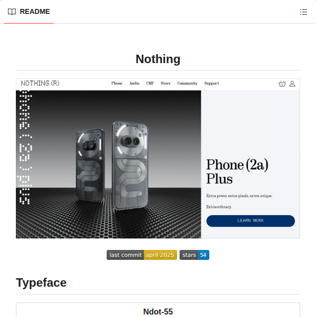 Xeji01 Nothingfont screenshot