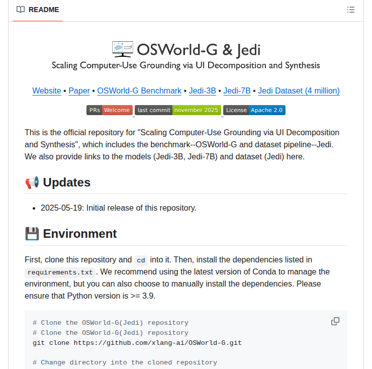 Xlang Ai Osworld G screenshot