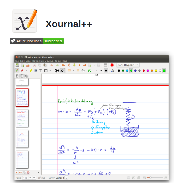 Xournalpp Xournalpp screenshot