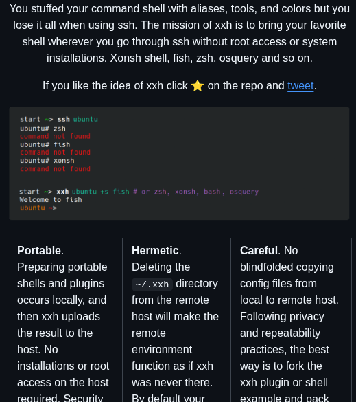 Xxh Xxh screenshot
