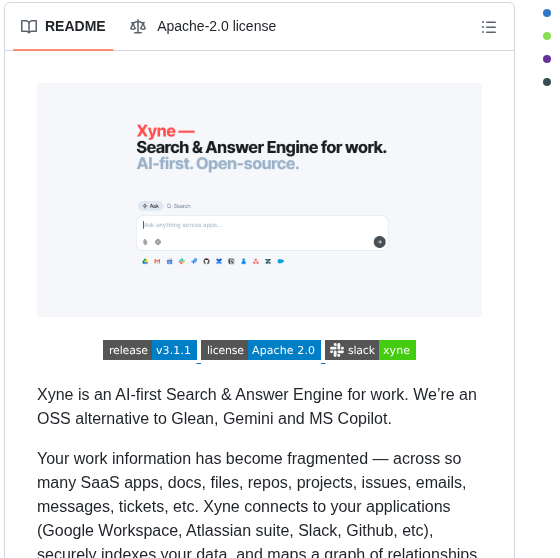 Xynehq Xyne screenshot