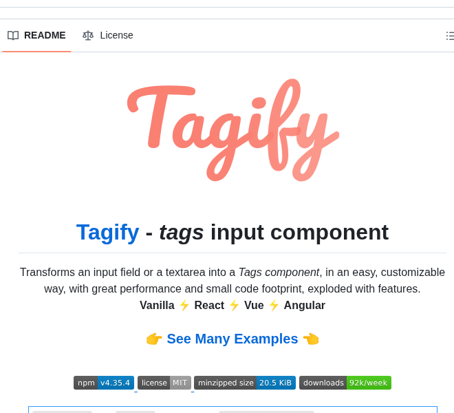 Yaireo Tagify screenshot