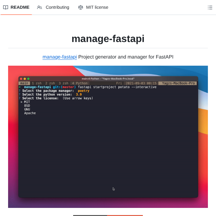 Ycd Manage Fastapi screenshot