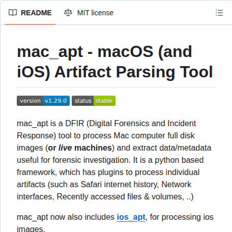 Ydkhatri Mac_apt screenshot